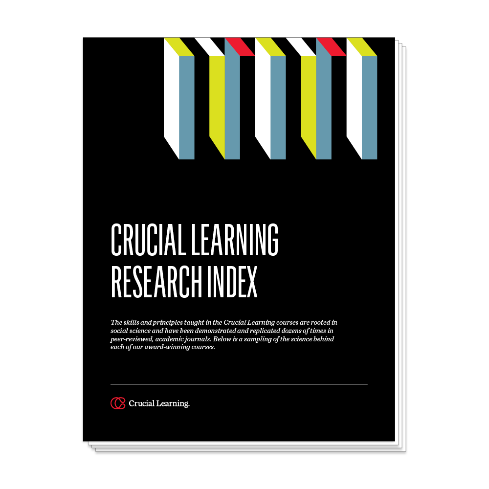 Crucial Learning Research Index