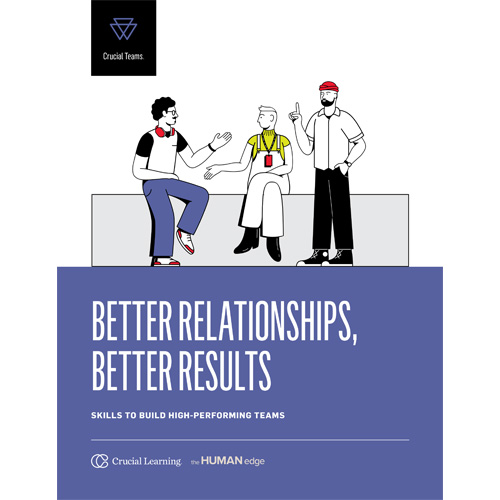 eBook Crucial Teams - Better Relationships, Better Results
